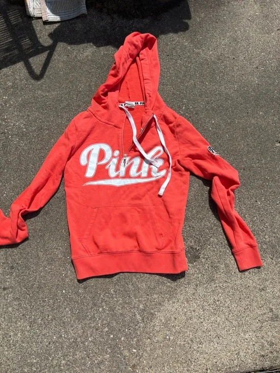 PINK Victoria's Secret Girls' Aqua Blue Logo Joggers & Assorted Hoodies - Pack - Picture 13 of 14